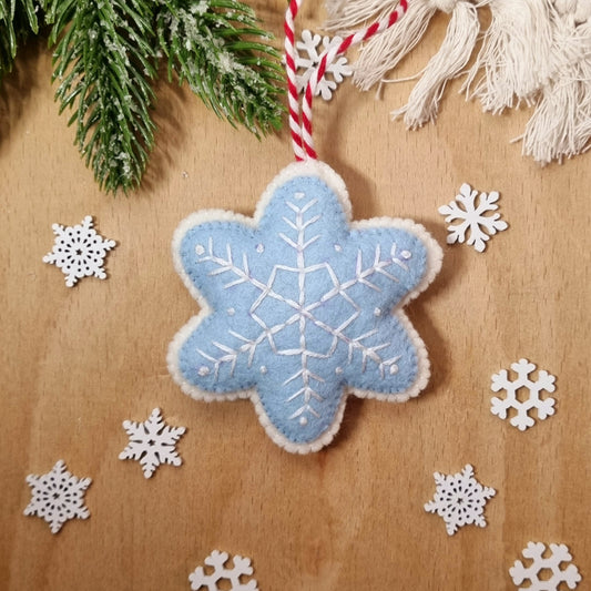 Advent Calendar Snowflake PDF pattern