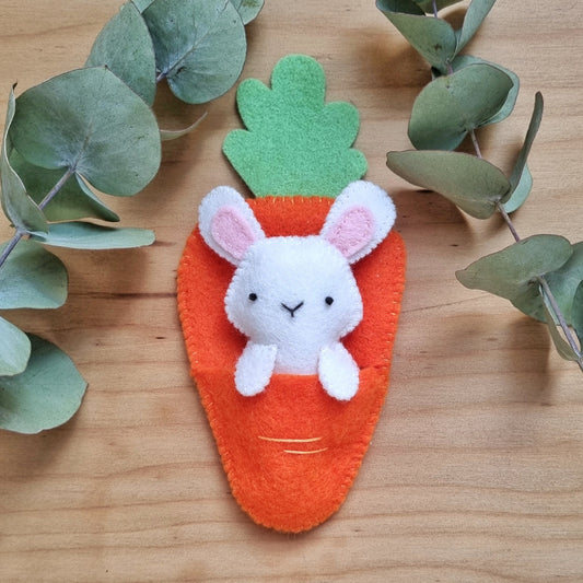Carrot Easter Bunny Illustrated Tutorial and PDF Pattern + Commercial License