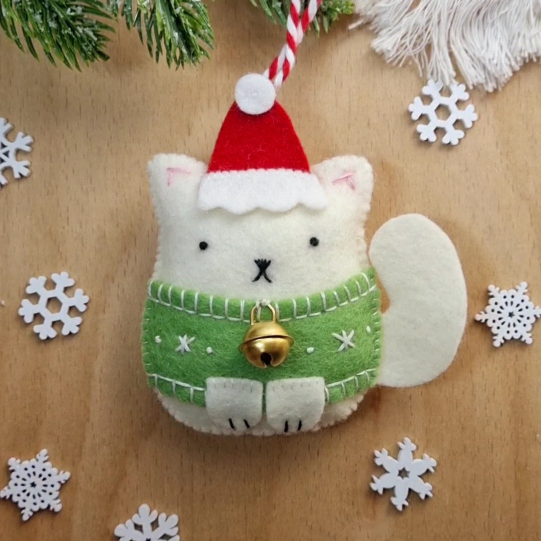 Advent Calendar Jingle Cat PDF PATTERN