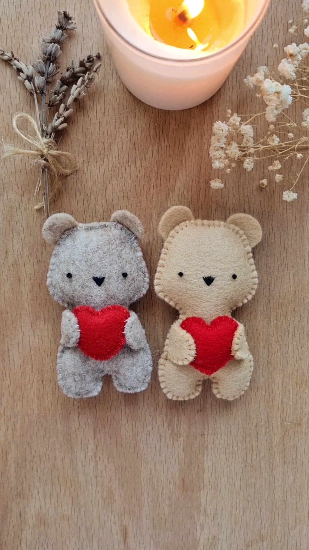 DIY kit Valentine's Bears