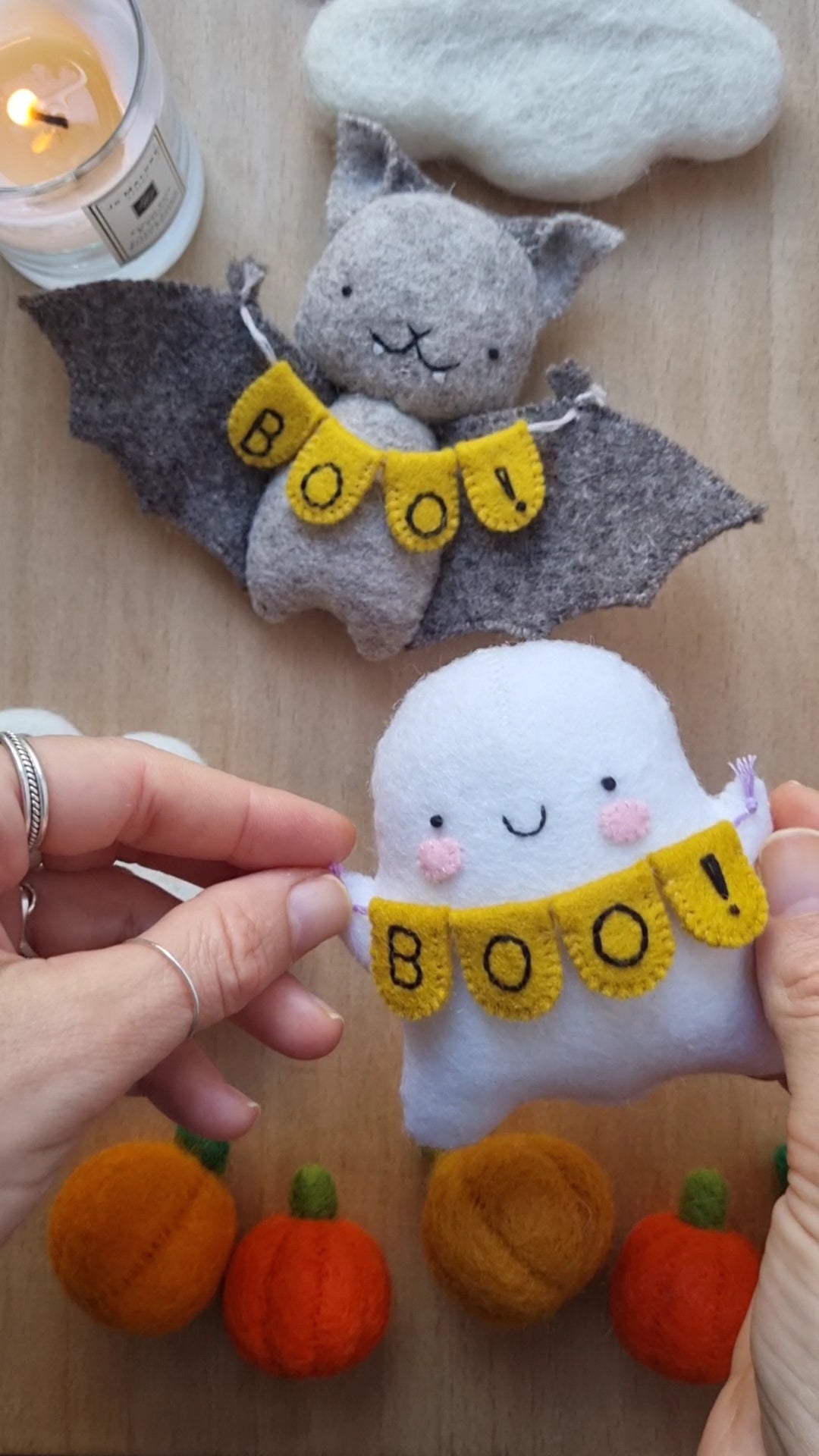 DIY sewing set Spooky Little Friends