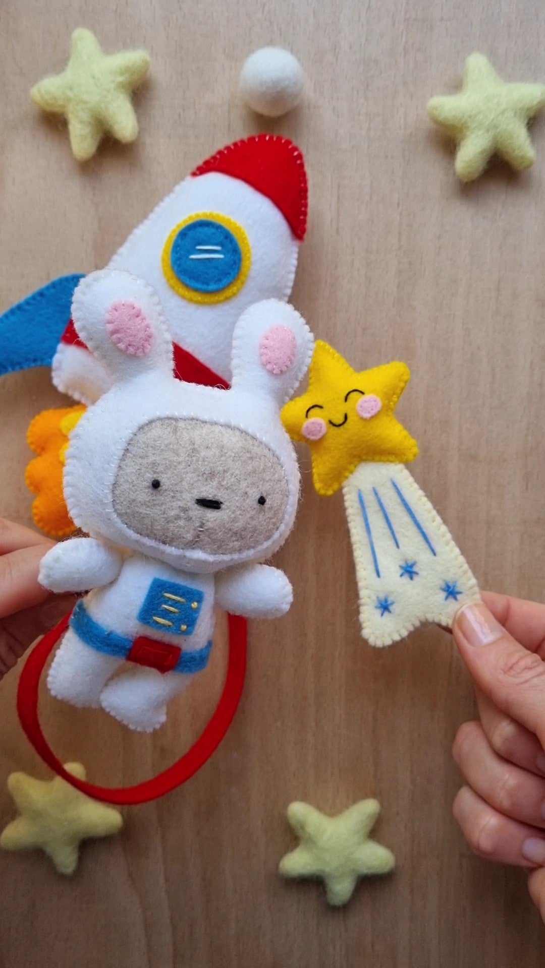Bunny Astronaut Illustrated Tutorial and PDF Pattern