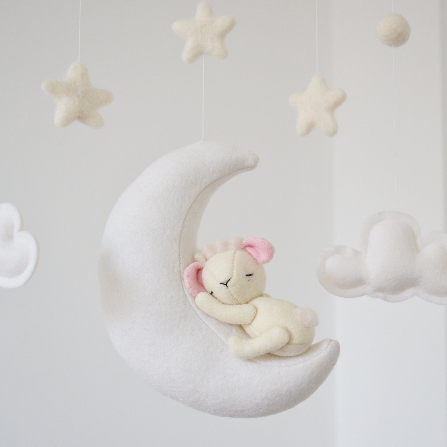 Baby Lamb sleeping on the Moon