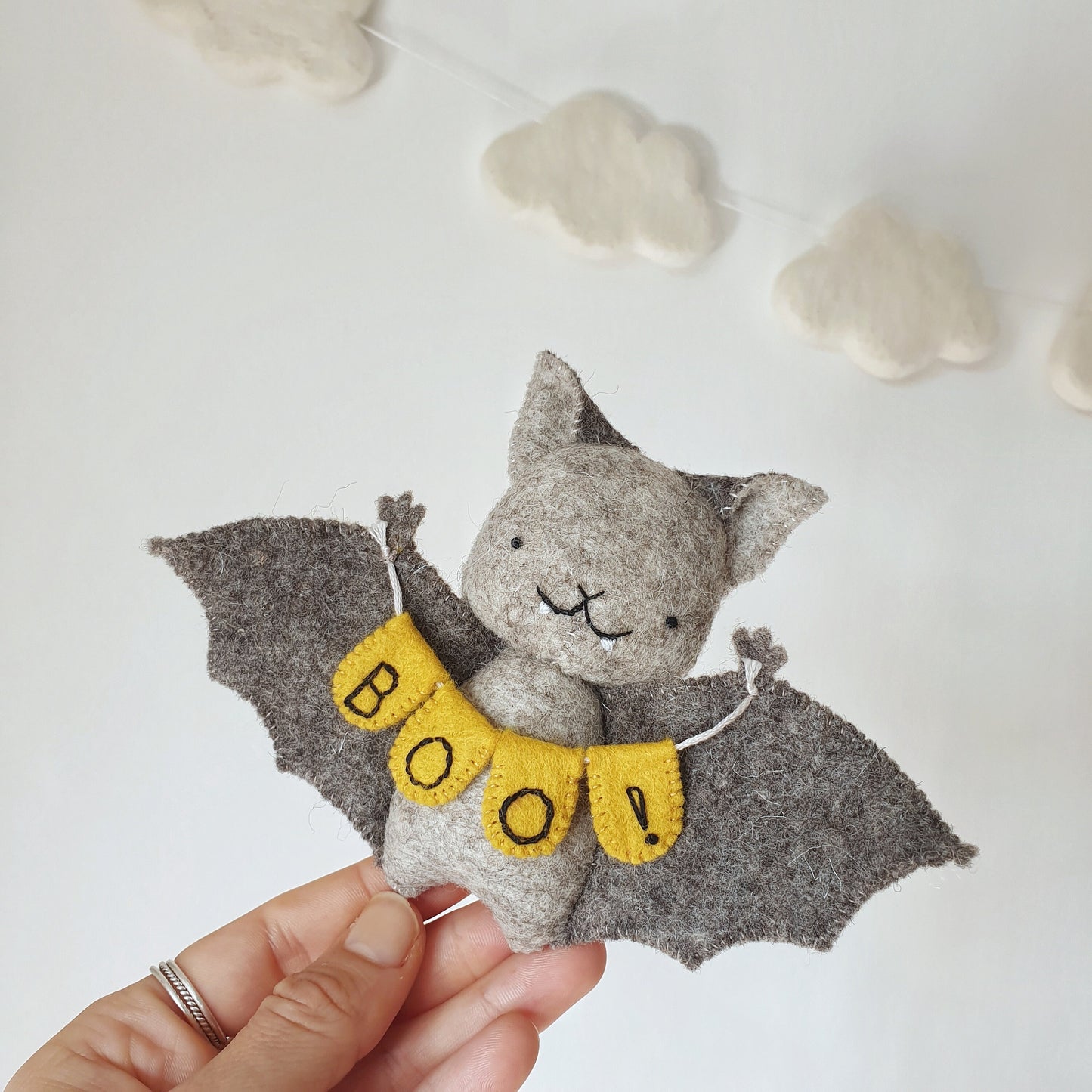 Spooky Boo Bat PDF Pattern + tutorial