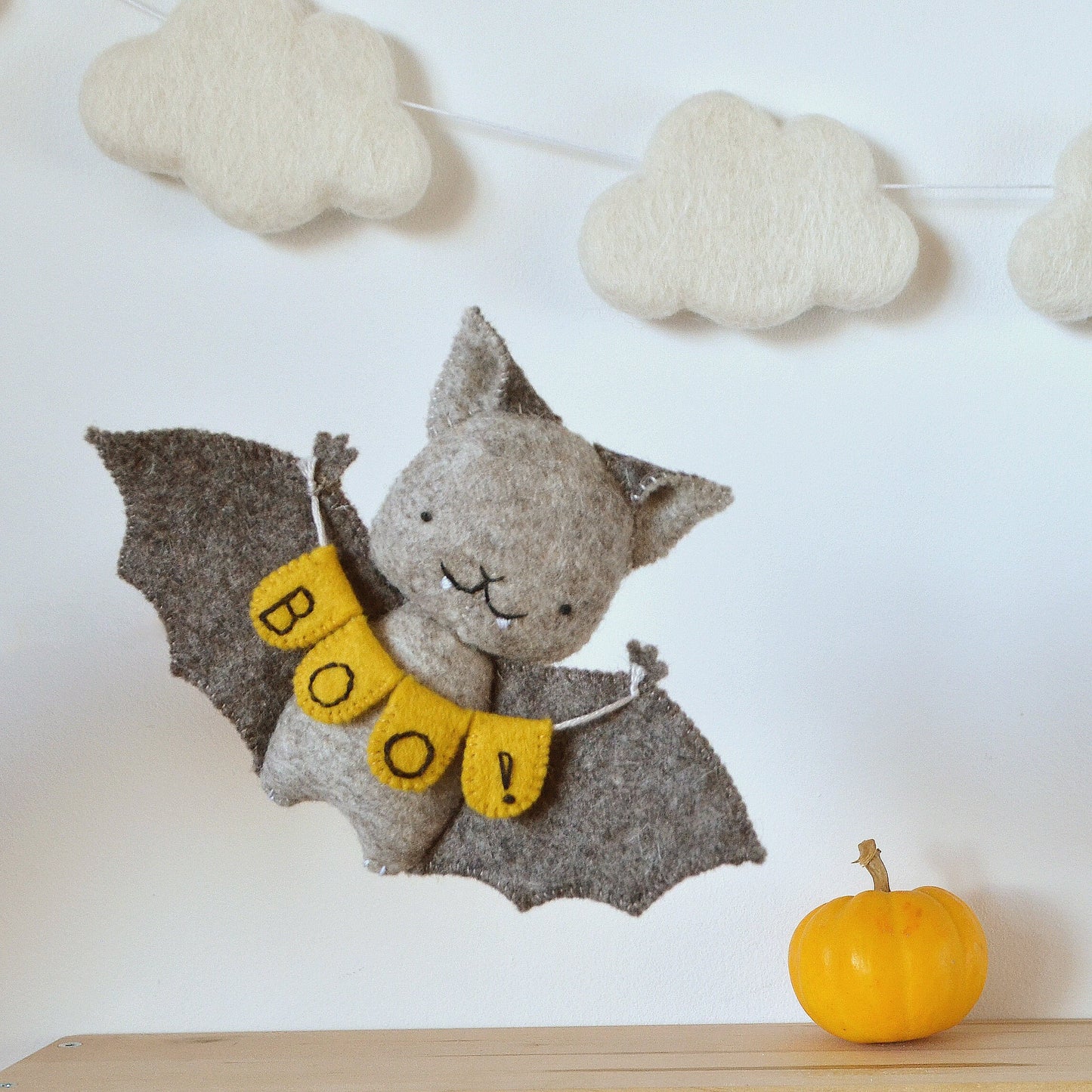 Spooky Boo Bat PDF Pattern + tutorial